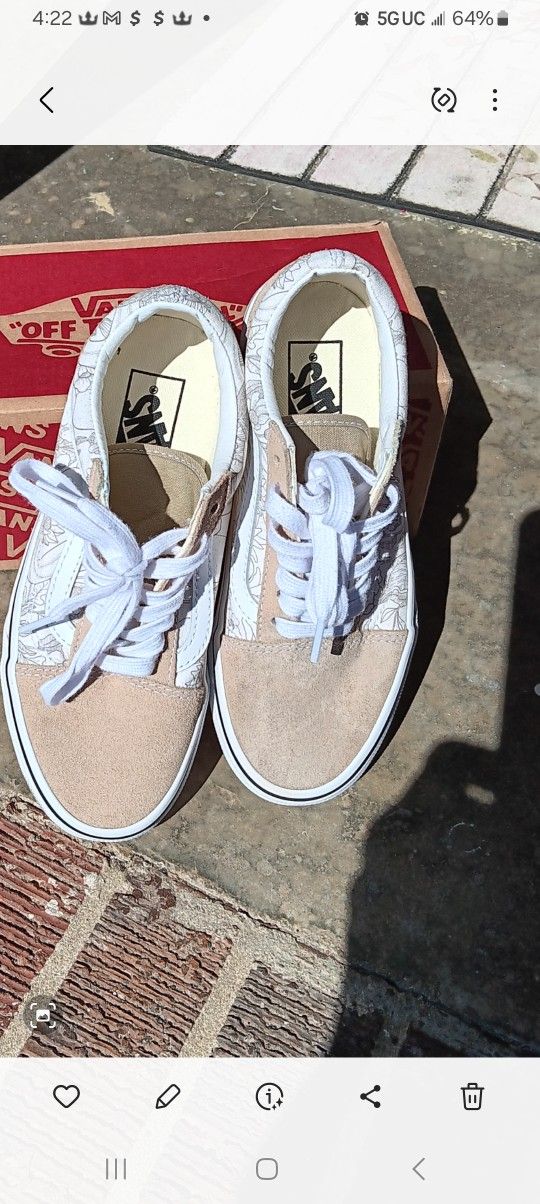 Vans Desert Skull Shoes