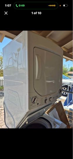 GE Stacked Washer Dryer Unit