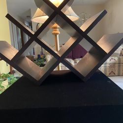 Wine Rack - Wooden - 8 Bottle