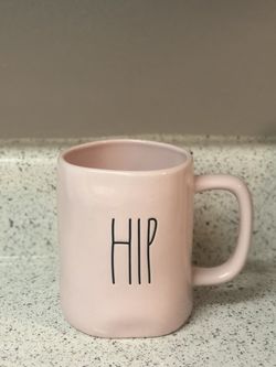 RAE DUNN PINK HIP HOP MUG