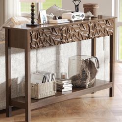 Brown console Table - NEW IN BOX