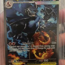 Pokemon Phantasmal flames Mega Charizard X eX SIR 125/094 Mint condition card