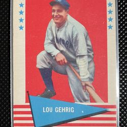 Lou Gehrig Old Baseball Card 