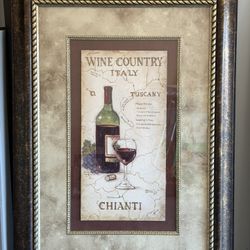 Janet T H Ruskamp Wine Country Framed Art Set - California & Italy