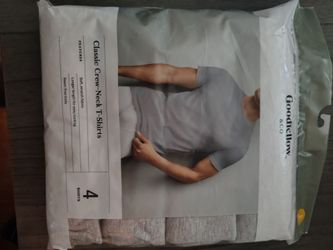 Goodfellow & Co Classic Crew-Neck SM T-Shirts 4-Pack