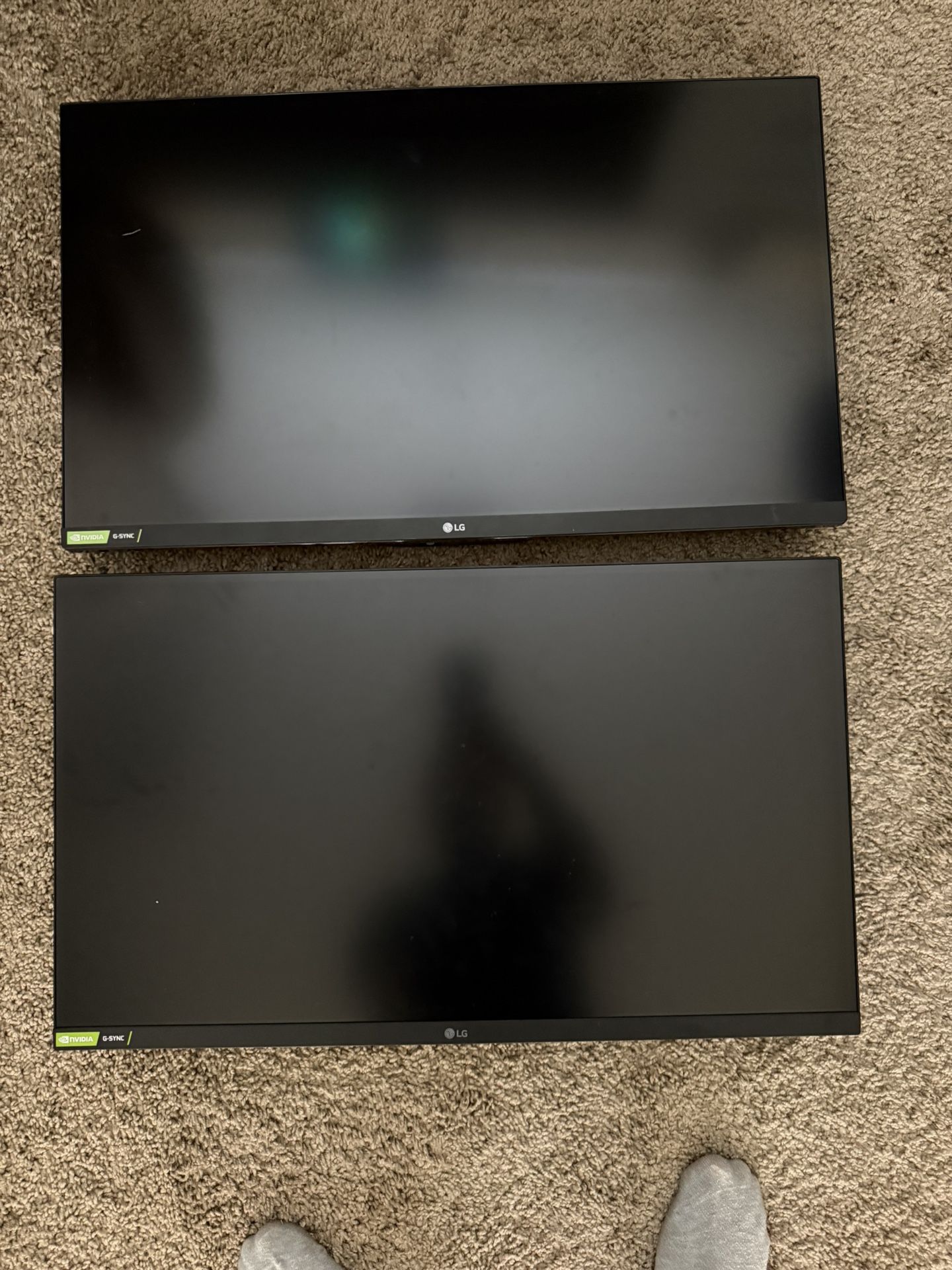 2 27 gaming monitors with dual monitor mount