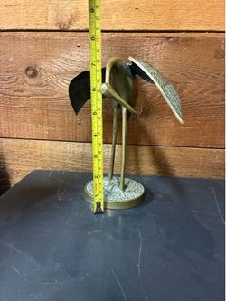 Brass stork