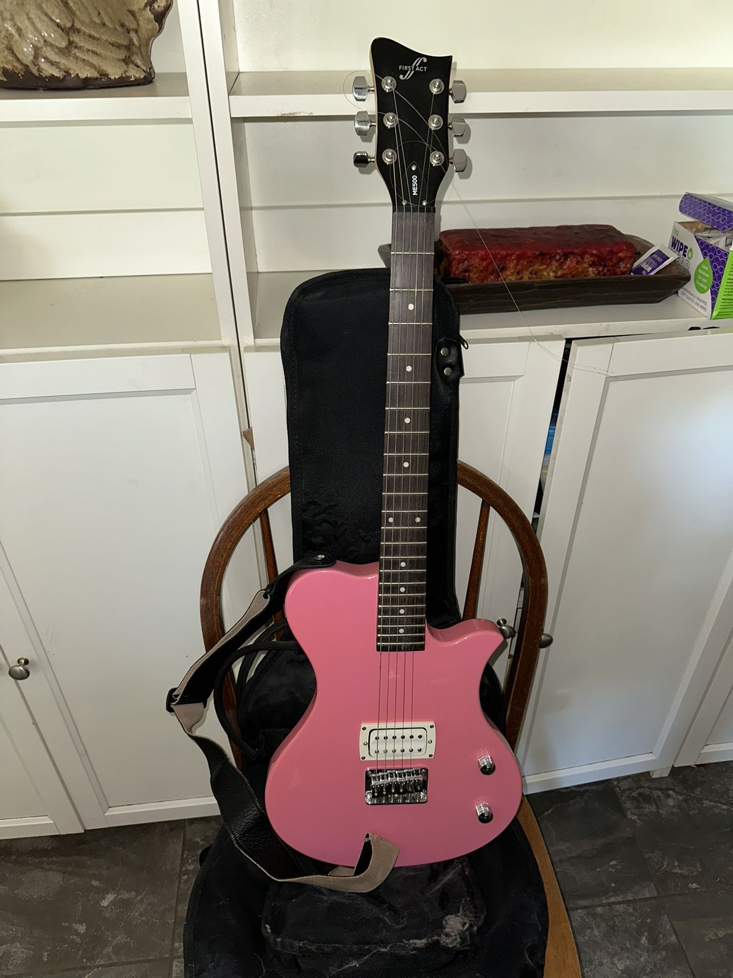 Pink Electric Guitar