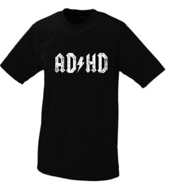 AD/HD Parody of AC/DC Tshirt New