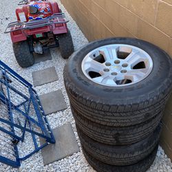 Set Of Rims With Tires
