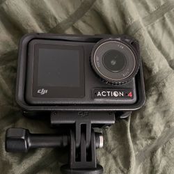 Action 4 Camera With Holder Case  And 2 Extra Batteries 