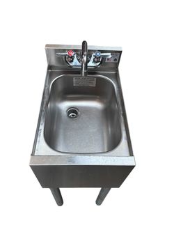 12" Krowne 18-1C 1800 Series One Compartment Under Bar Hand Wash Sink #4557