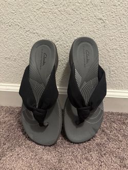 Clark’s slip on sandals