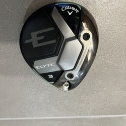 Excellent Callaway Elyte 3 Wood 15 Degree. Right Hand.