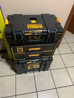 DeWalt ToughSystem 2.0 Stackable Tool Box Set