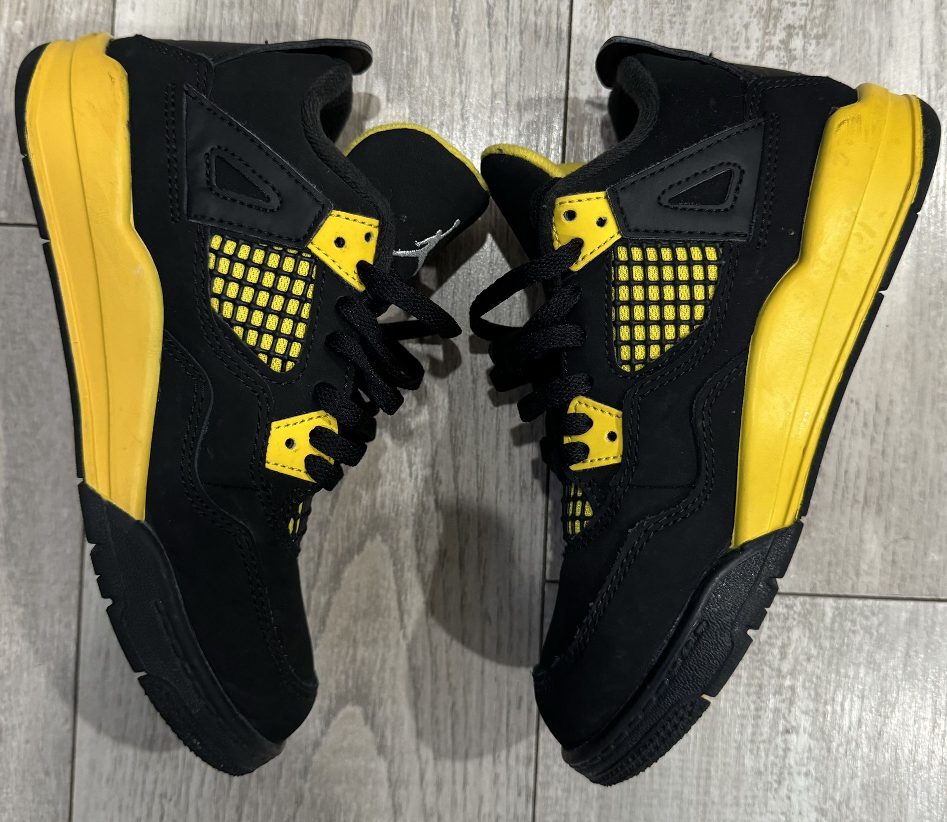 Jordan Nike Air Retro 4 Thunder Toddler Shoes Sz13C