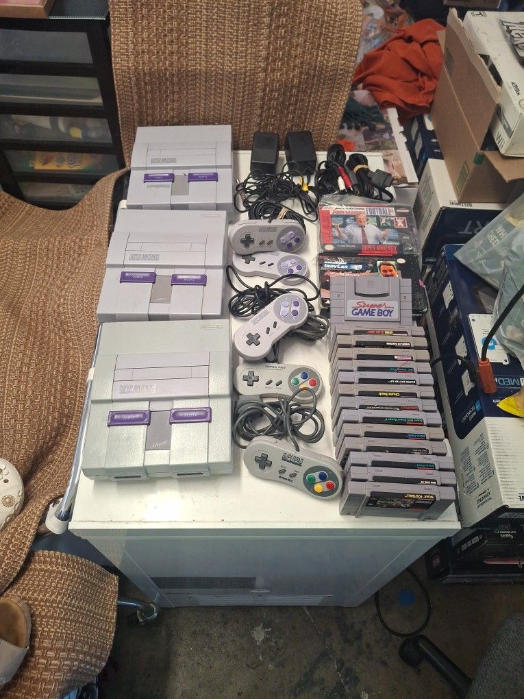 Snes Bundle "Works Great"