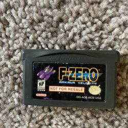 F-zero Not For Resale GBA 