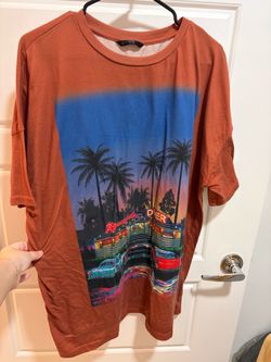 shein women’s sunset t shirt dress XL