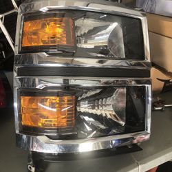 Headlights, tail light lenses, Silverado, 