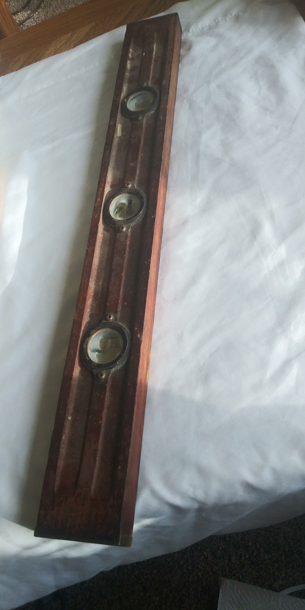 VINTAGE STANLEY #23-24 LEVEL GENUINE CHERRY WOOD [MADE IN U.S.A.]