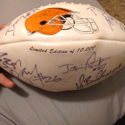 Limited Edition Brown's Football ( TAKING BEST OFFER)