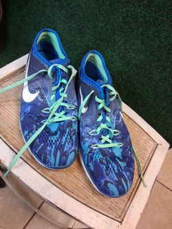 Nike Low-Top Sneakers Blue Print