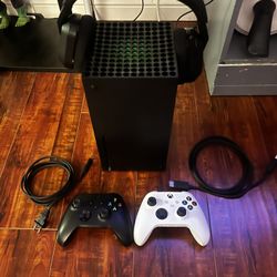 Xbox Series X With Turtle Beach Headset, Two Rechargeable Controllers And Gaming Chair.