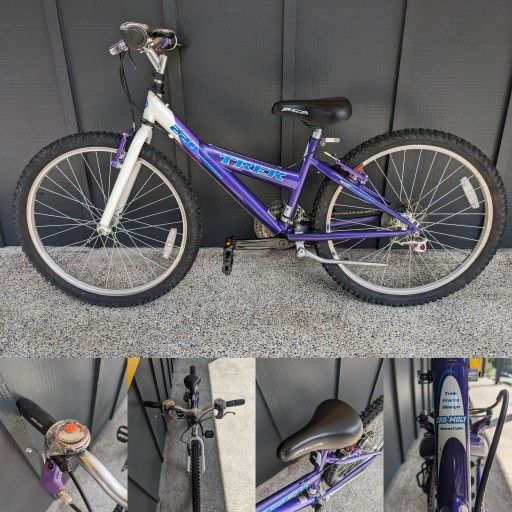 Trek 220 24" 21-Speed Gravel/Mountain/Road Hybrid Bike - Light 12" Frame - NEW Tubes/Newer Tires - Tuned! (Youth/Kids Bike)