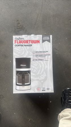 Guy fiery coffee maker