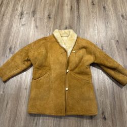 Brown Shearling Coat