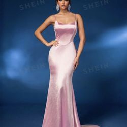 Pink gown