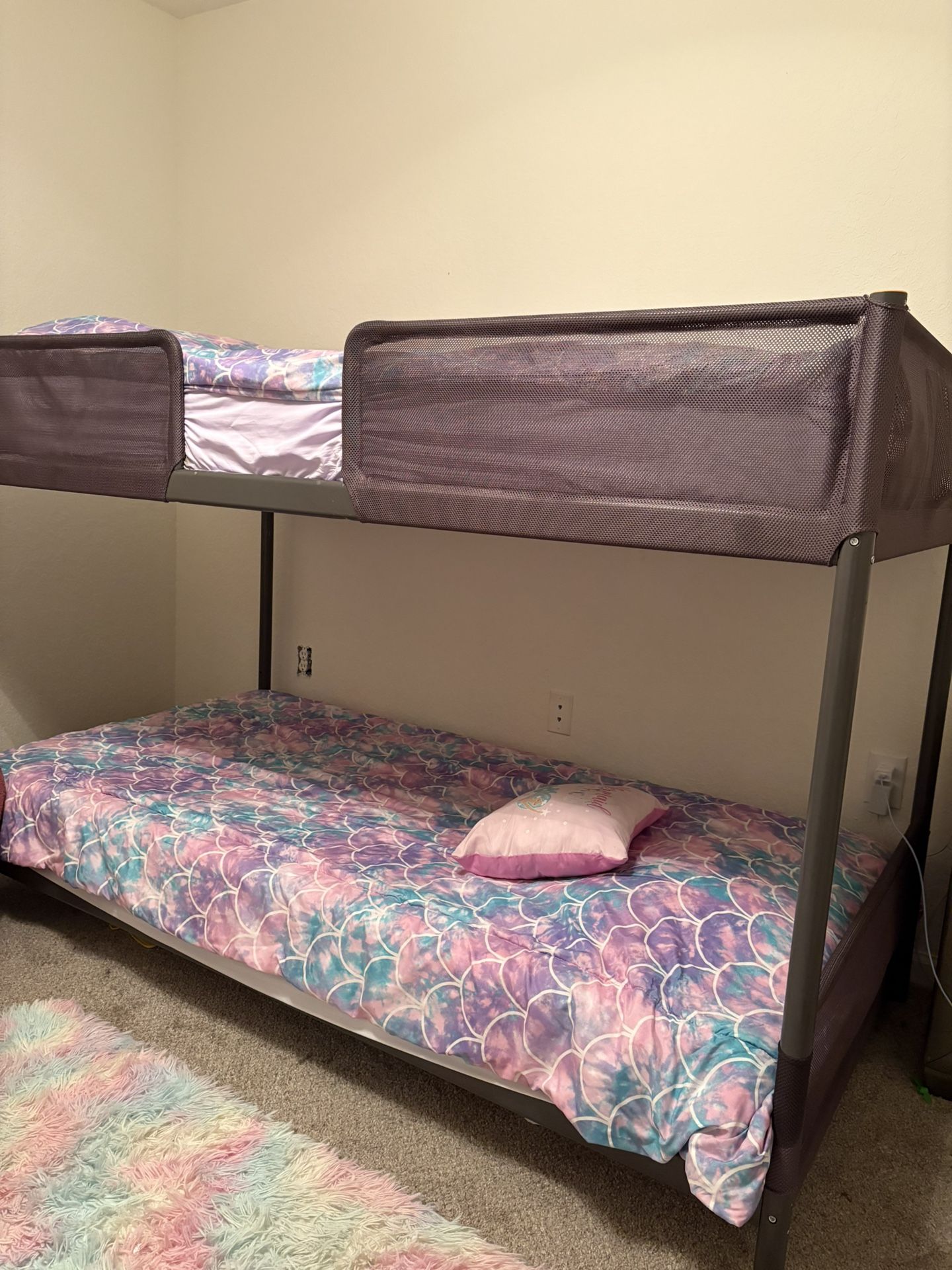 IKEA Bunk Bed like New W Ladder (Mattress Not Included)