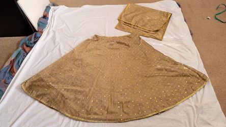 Chania with dupatta