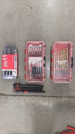 Milwaukee Shockwave Bit Sets - Drill Bits, Driver Bits, Carbide Multi-Material