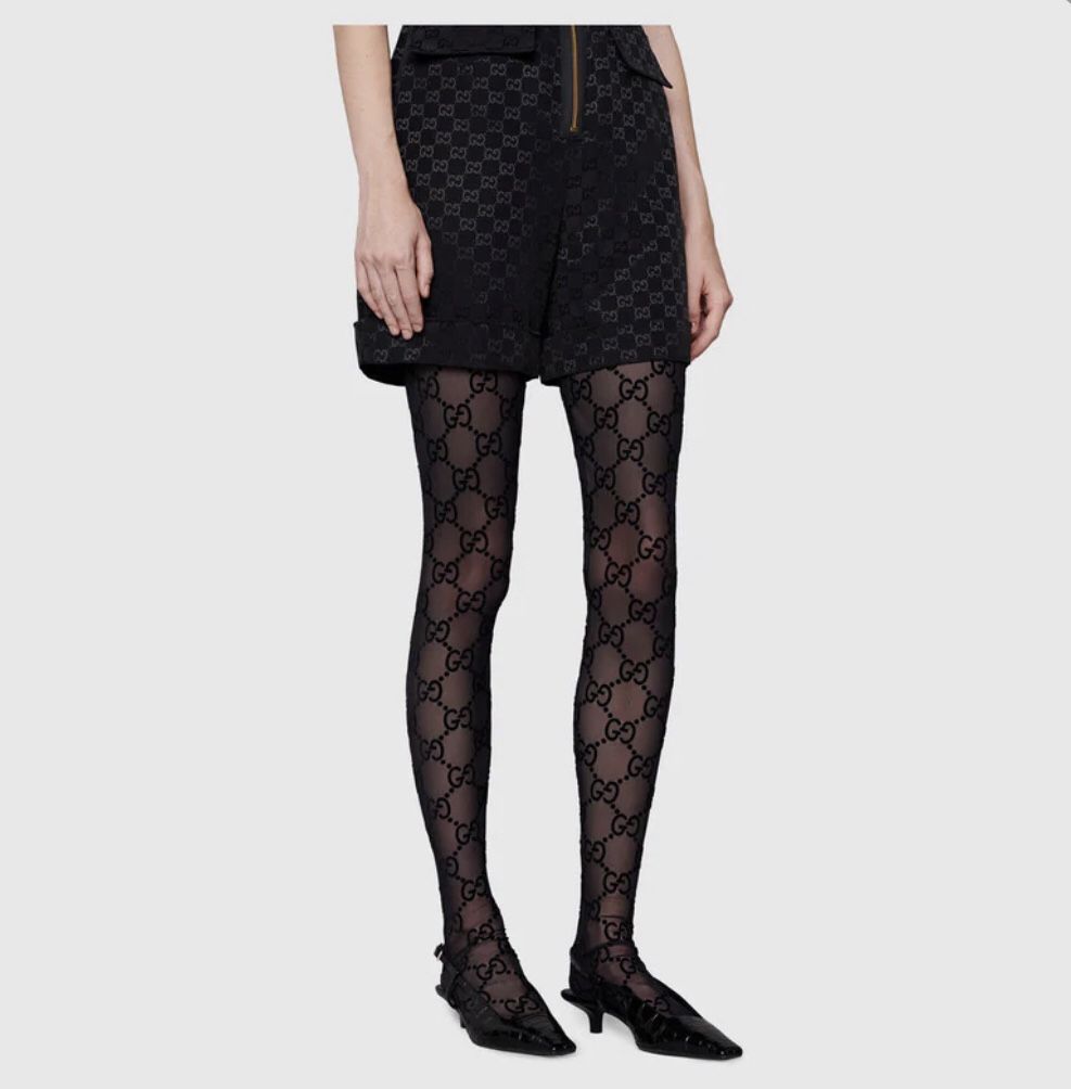 Lace Fishnet Tights