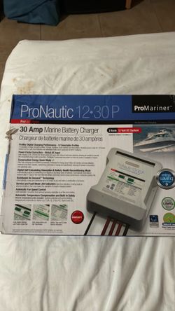 ProMariner ProNautic 12-30P 30amp Marine Battery Charger 12V DC, 3-bank
