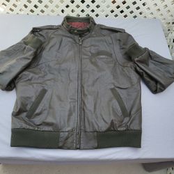 Vintage Alexander Lloyd Leather Jacket 3XT 90s Bomber Brown Preowned
