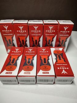 Horus Works Razor Scraper Lot of 9 sealed box