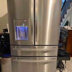 Smart 4-Door French Door Refrigerator with Door-in-door Stainless Steel
