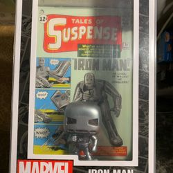 Funko pop marvel exclusives comic covers iron man #34
