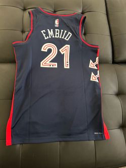 Joel Embiid Philadelphia 76ers City Edition Jersey Size Men’s Small 40