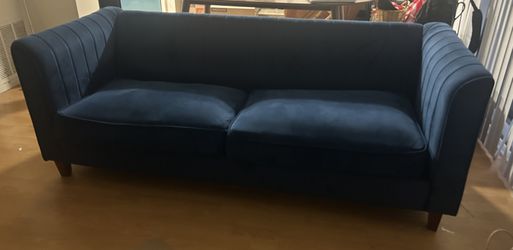 Blue couch
