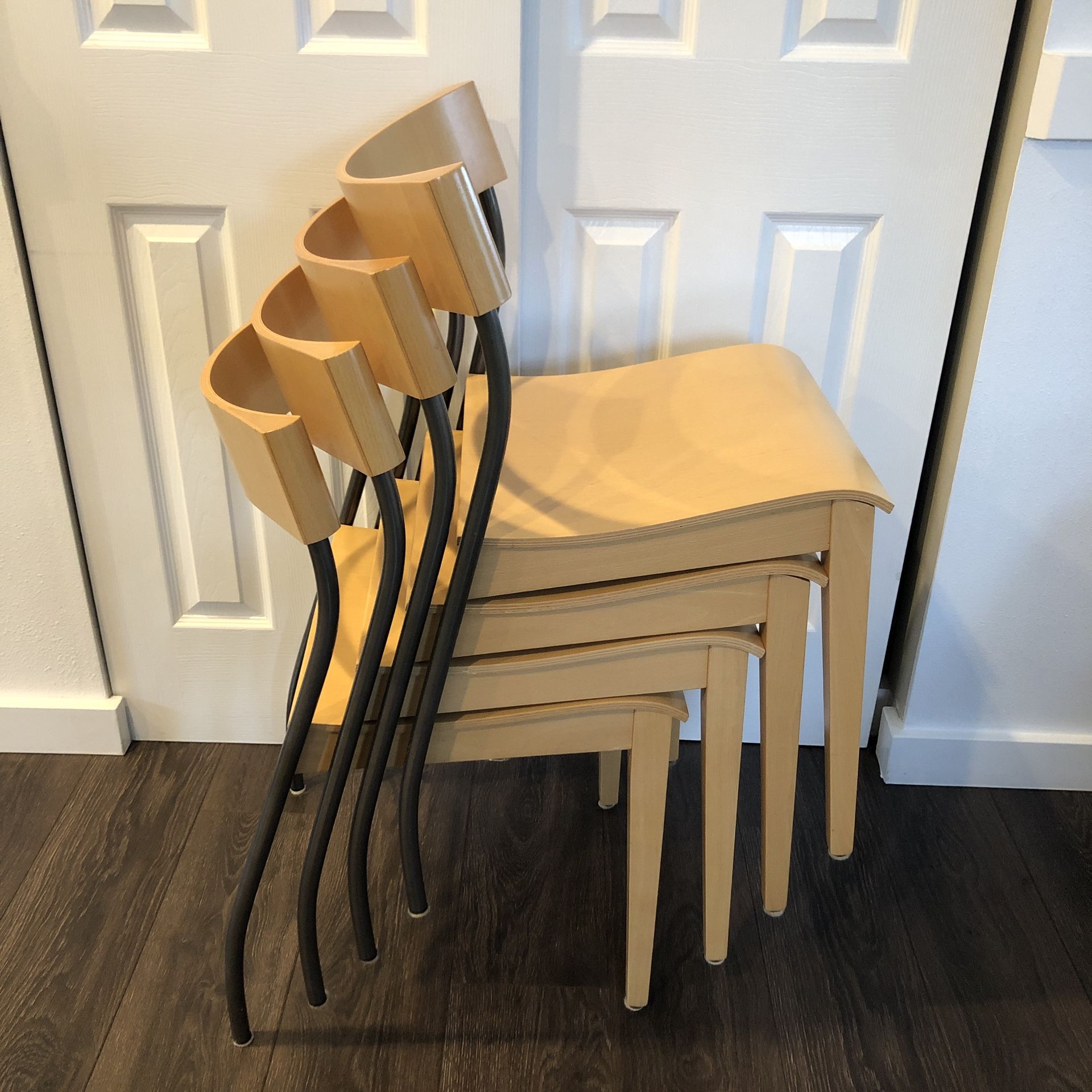 Rare Vintage IKEA Postmodern Style Dining Chairs for Sale in
