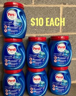 Persil laundry pods (42ct), $10 each