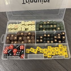 Axis And Allies Hit Dice Lot Of 90+ Game Cubes Fuel Range Dice Game