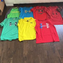 Under Armour Shirts Size Youth Small- Youth Extra Large 