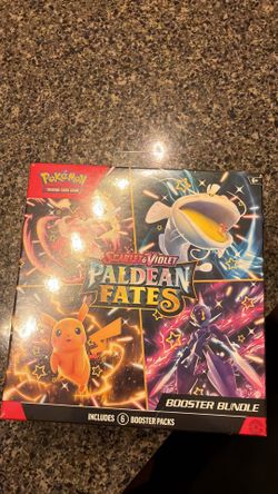 Poke in Paldean Fates booster box