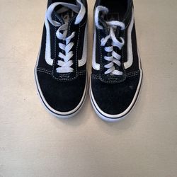 Vans 2.5 Black And Whithe Kids Children Skate Old School