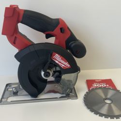 Milwaukee 2782-20 M18 FUEL 18V Lithium-Ion Brushless Cordless Metal Cutting 5-3/8 in. Circular Saw (Tool-Only) w/ Metal Saw Blade